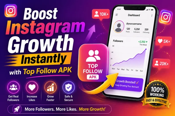 Boost Instagram Growth Instantly with Top Follow APK